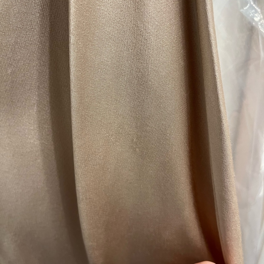 Elegant beige/brown Sleeveless Dress - Picture 7 of 7